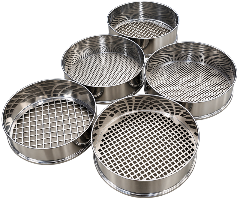 8 Inch Woven Wire Test Sieve (203mm) – Stainless Steel, ASTM E11