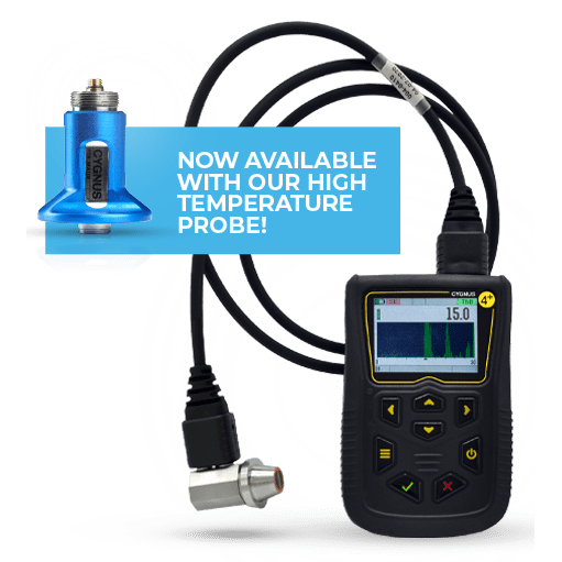 Cygnus High Temperature Probe – Ultrasonic Thickness Gauge Probe