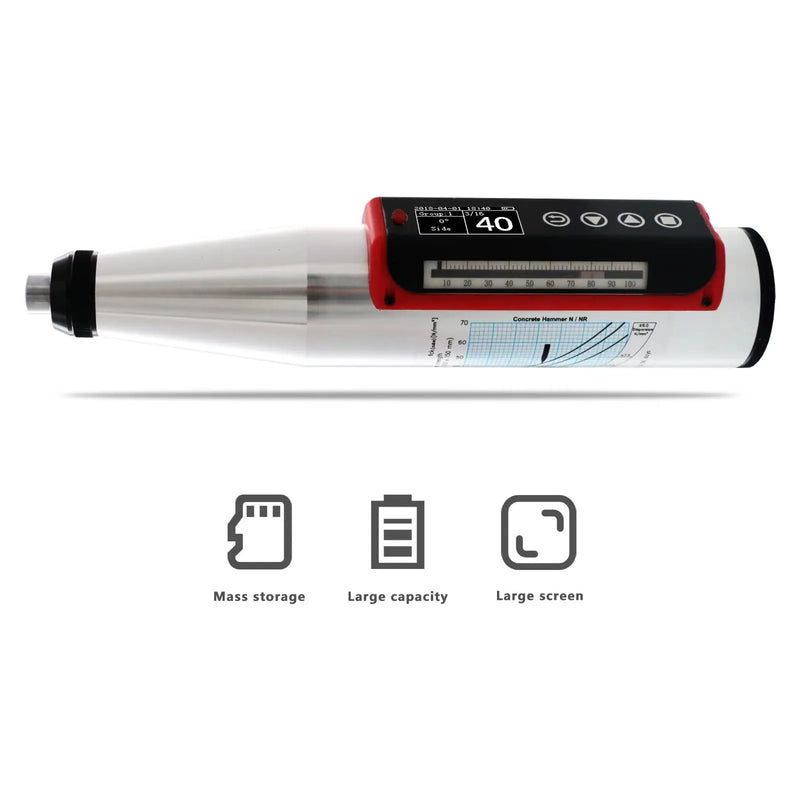 QualiCRH-2000D Digital Concrete Rebound Hammer – Schmidt Type