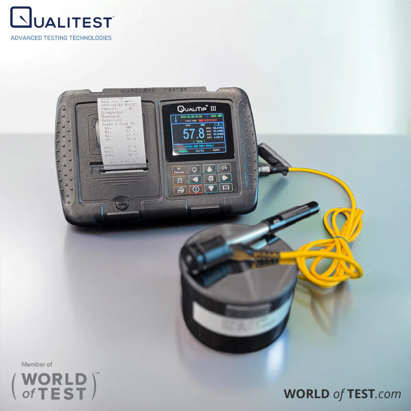 QualiTip III Portable Leeb Rebound Hardness Tester – Steel & Metal