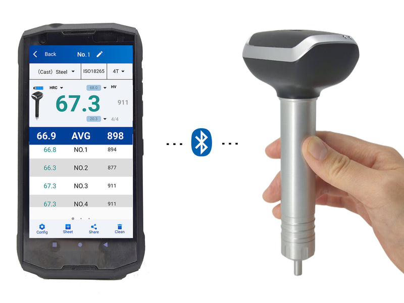 TIME5631 Smart Ultrasonic Hardness Tester with Bluetooth App