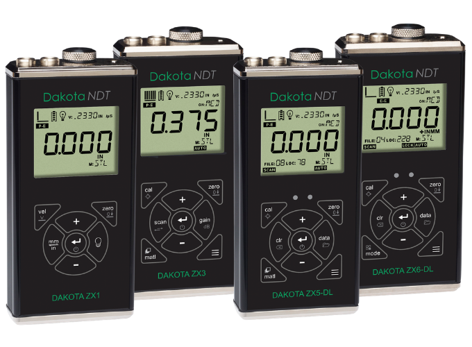 Ultrasonic Corrosion Thickness Gauge ZX Series - Pipe & Tank Walls